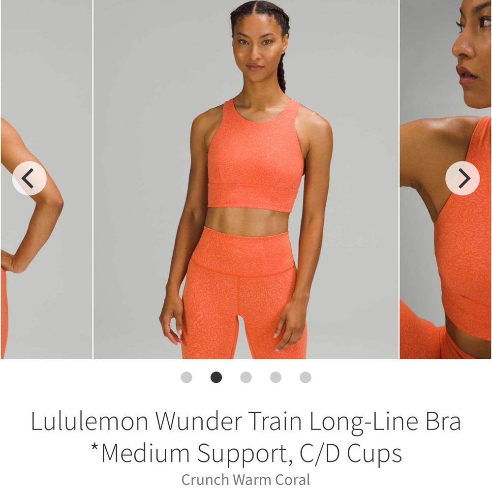 Lululemon Wunder Train Long-Line Bra
*Medium Support, C/D Cups